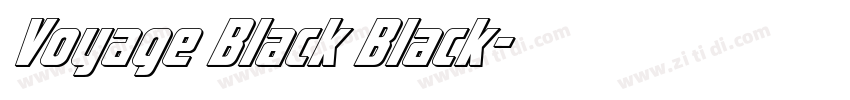 Voyage Black Black字体转换